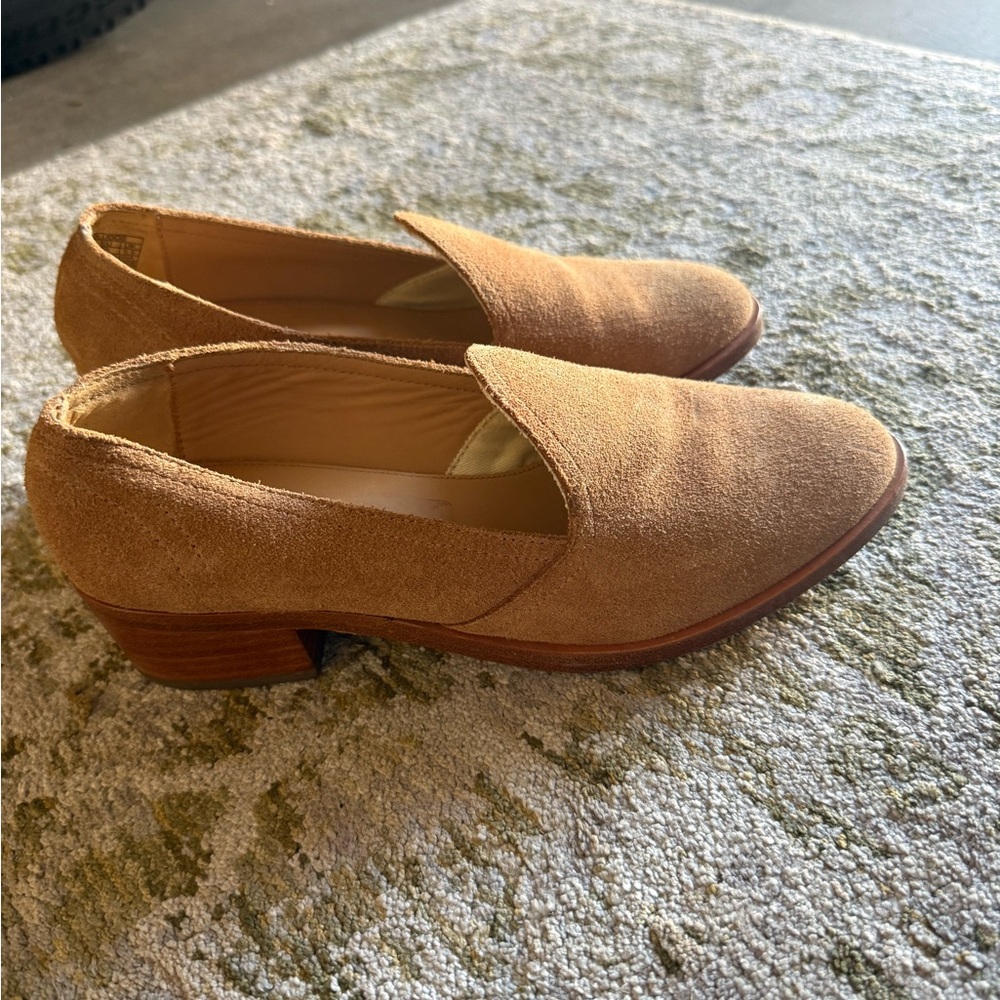 Women's soludos sophia Tan Suede Loafers